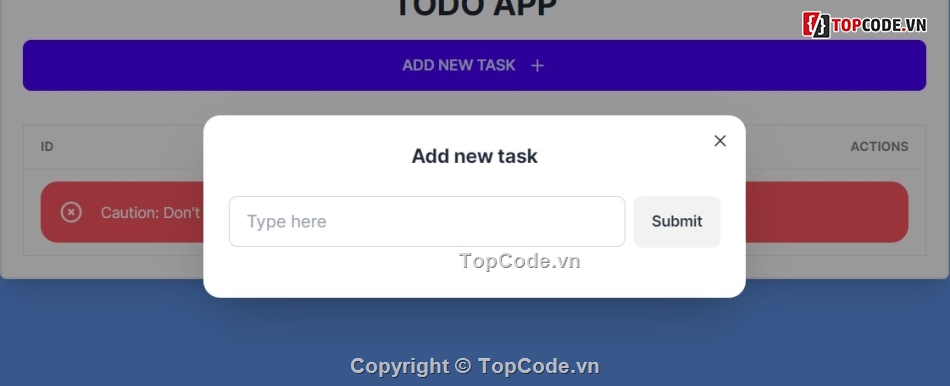 Todo List,Đồ án,NextJS,NestJS,PostgreSQL,TailwindCSS